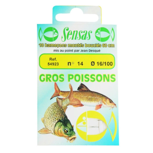 Hameçons Montés Sensas Gros Poissons