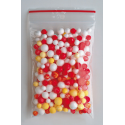 Sachet Polystyrène 4-8 mm Couleurs Ass.
