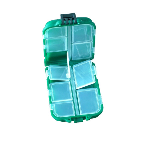 Petite boîte de rangement Orion Concept avec 10 compartiments internes sécurisés et œillet d'attache pour accessoires de pêche