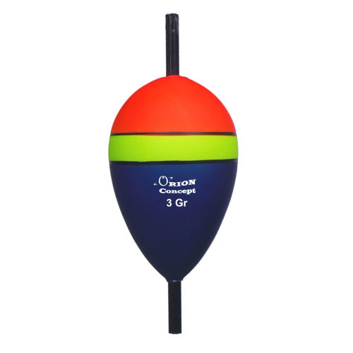 Flotteur trapu en balsa Orion Concept Cliff pour la pêche de la truite, de la perche et du brochet
