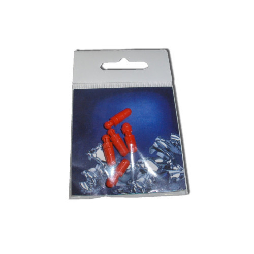 Blister de 5 connecteurs moyens Orion Concept pour élastique de pêche au coup 1.0mm à 1.6mm