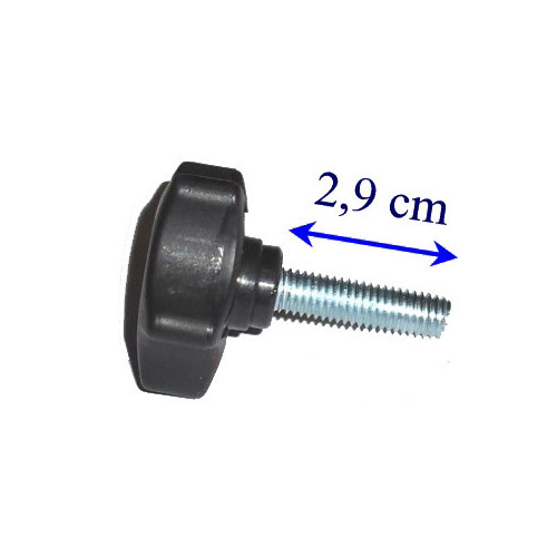 Vis de serrage longue Orion Concept M8 à tête étoile pour accessoire de station diamètre 25mm