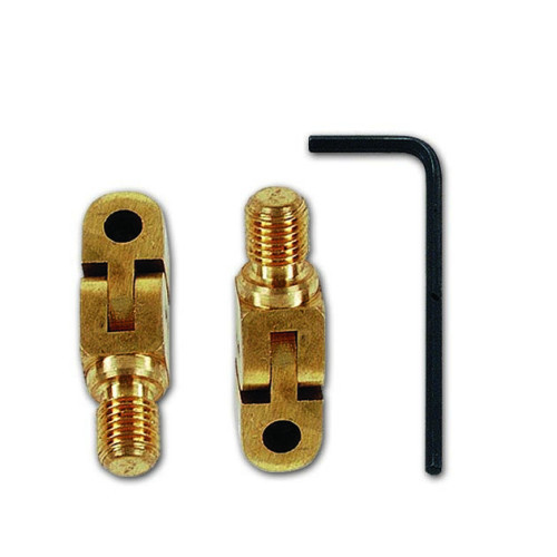 Paire de Storm Caps Orion Concept en laiton 8mm avec clé de serrage pour abri de pêche