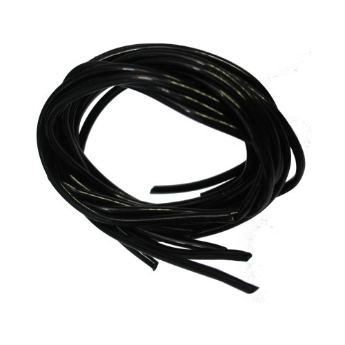 Lot de 5 morceaux de 50cm de tube souple noir Orion Concept pour montages de pêche