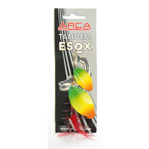 Cuiller Tournante Arca Tandem Esox N  2/4 - Firetiger