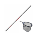 Ensemble Manche D'Epuisette Garbolino Express Carp Télénet 3m00 + Tête Express Carp