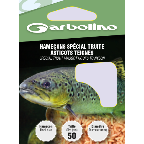 Bas De Ligne Garbolino Truite Asticots Teignes