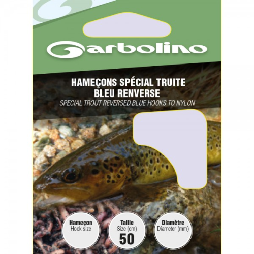 Bas De Ligne Garbolino Truite Bleus Renversés