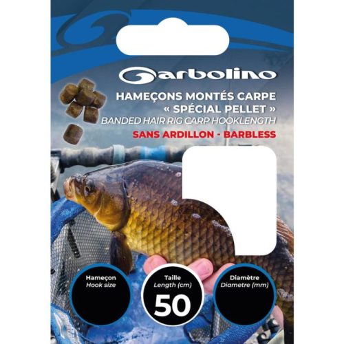 Bas De Ligne Garbolino Spécial Pellet Carpe - Sans Ardillon