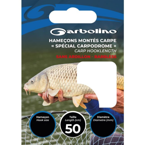 Bas De Ligne Garbolino Spécial Carpodrome - Sans Ardillon