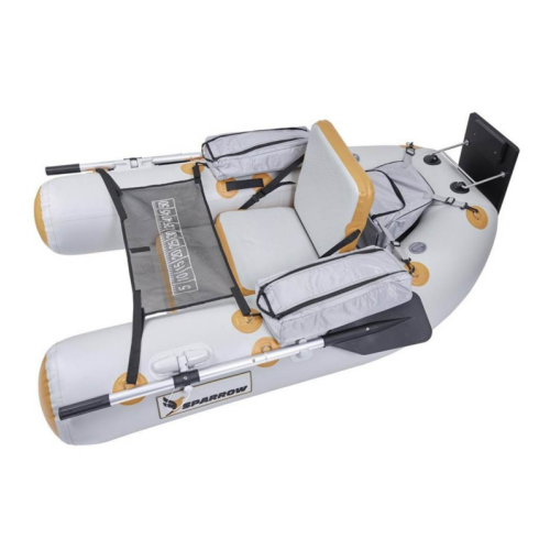 Float Tube SPARROW Expédition 180 Gris/Orange