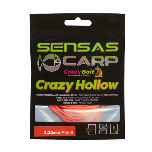 Elastique Creux Sensas Crazy Hol. Elastic Soft 800% 5m