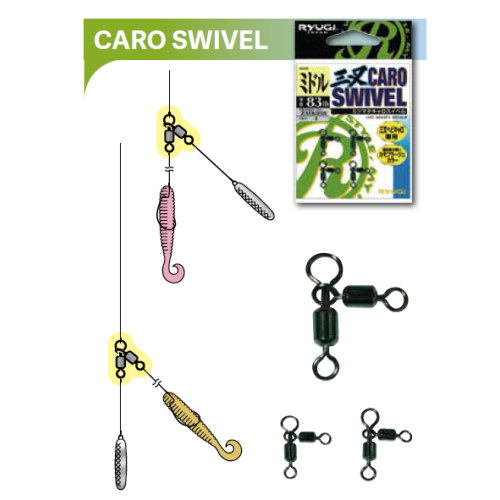 Emerillon Ryugi Caro Swivel 92 (x4)
