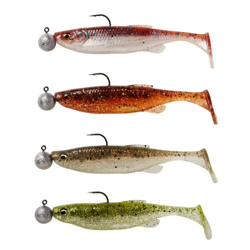 Leurre Souple Armé Savage Gear Fat Minnow T-Tail RTF...