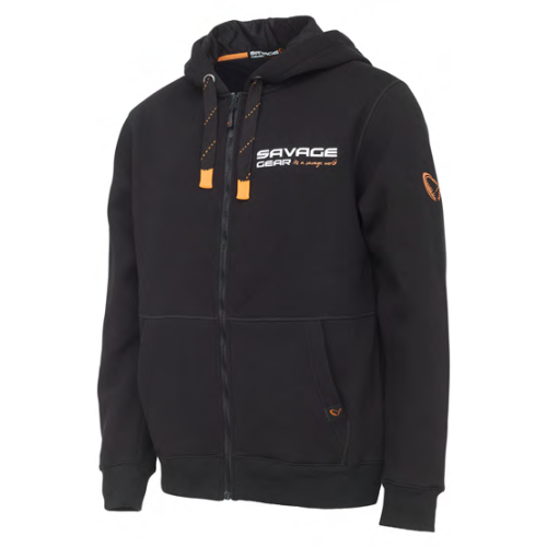 Sweat Zippé Savage Gear Urban Zip Hoodie Black Ink