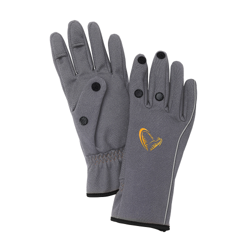 Gants Savage Gear Softshell Glove Grey 2