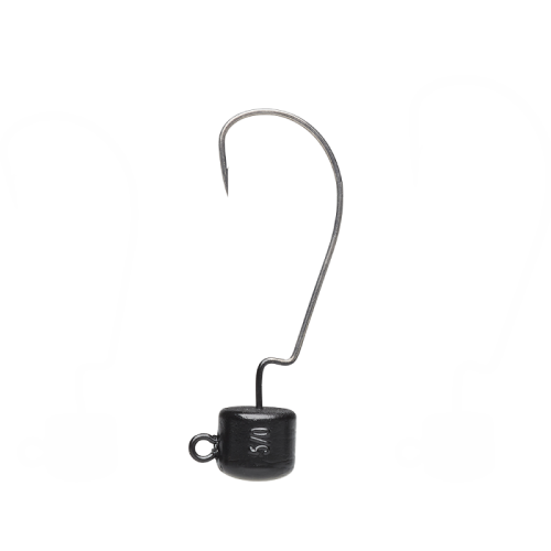 NED EWG JIGHEAD MATT BLACK 3PCS 2