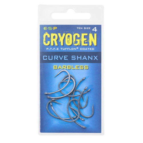 Hameçons Carpe ESP Cryogen Curve Shank B'less
