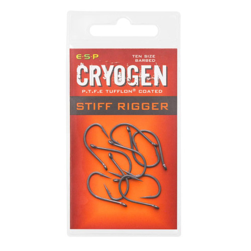 Hameçons Carpe ESP Cryogen Stiff Rigger