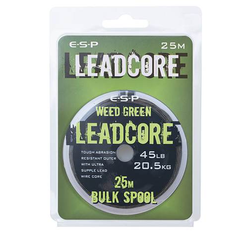 Leadcore ESP Leadcore Weedy Green 25m Bulk    25m