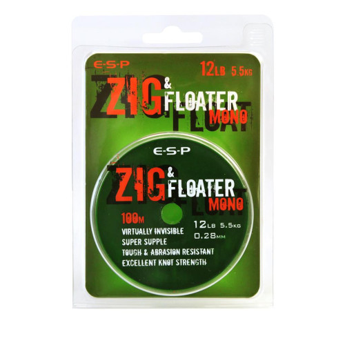 Nylon ESP Zig&Floater Mono 100m 12lb