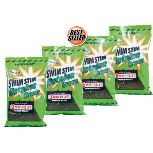 Pellets Dynamite Baits Swim Stim Green Pellets 900gr