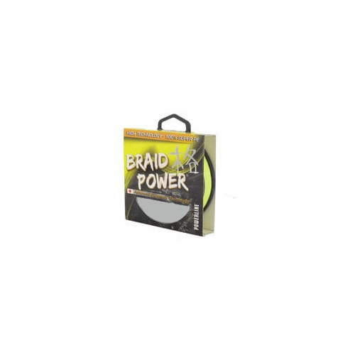 Tresse Powerline Braid Power Jaune 130m