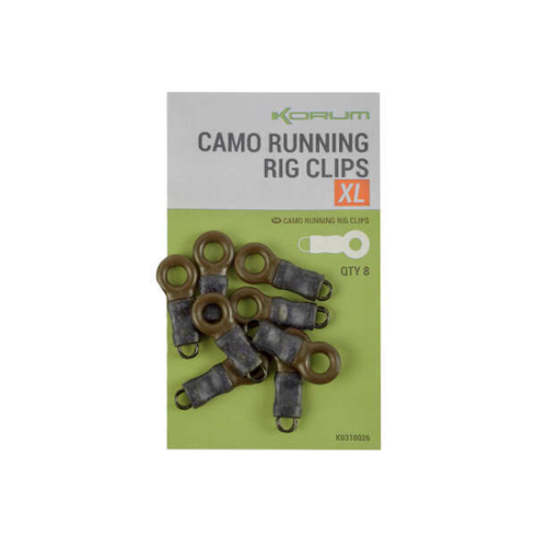 Attache Plomb/Feeder Korum Camo XL Running Rig Clips