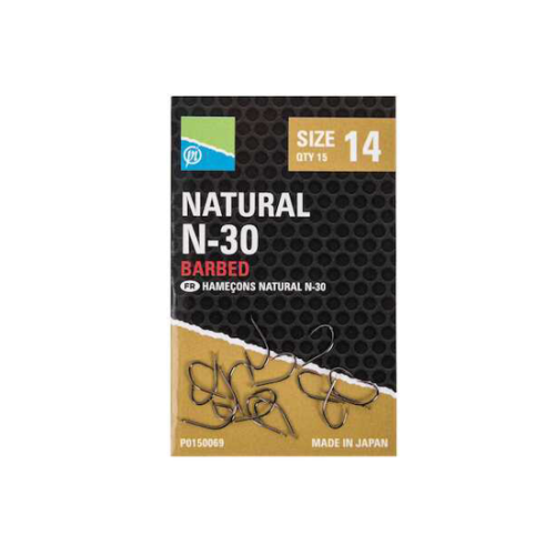Hameçons Preston Natural N-30