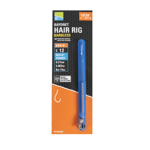 Bas de Ligne Preston KKH-B Bayonet Hair Rigs - 4"/10cm