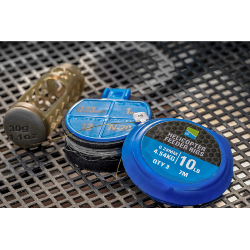 Montage Preston Helicopter Feeder Rigs 2