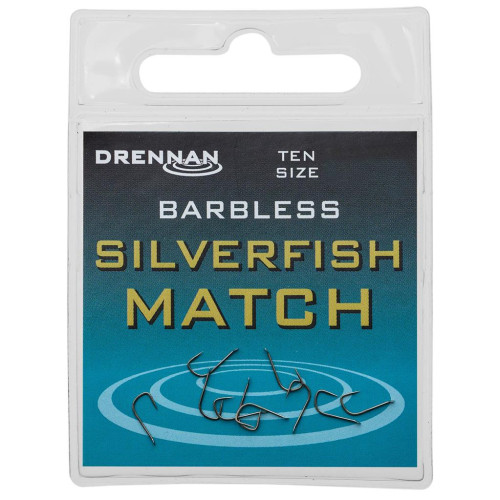 Hameçons Drennan Barbless Silverfish Match