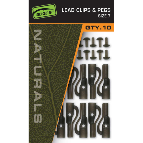 Clip Plomb Fox Naturals Size 7 Lead Clips & Pegs