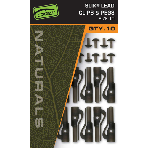 Clip Plomb Fox Naturals Size SZ 10 Slik Lead Clip& Pegs