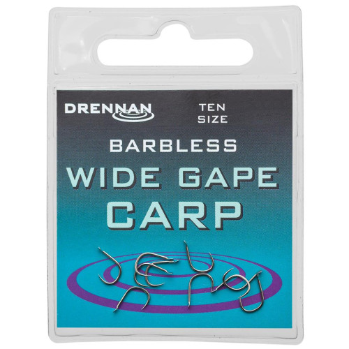 Hameçons Drennan Barbless Wide Gape Carp