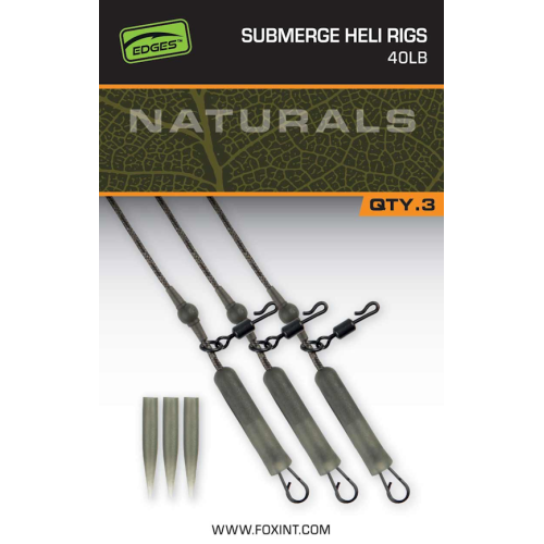 Naturals Submerged Heli rigs 40lb x 3