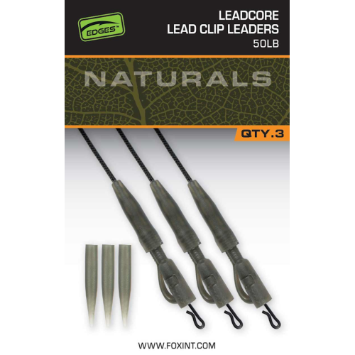 Montages Leadcore Fox Naturals Leadcore PG Lead Clip Leaders