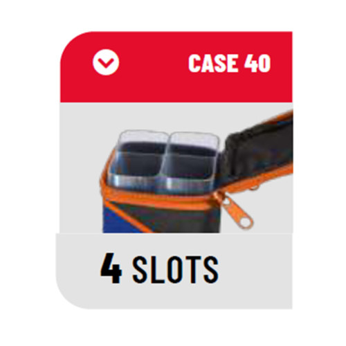 Fourreau Colmic Power Kit Case (4 places) - Orange Series 2