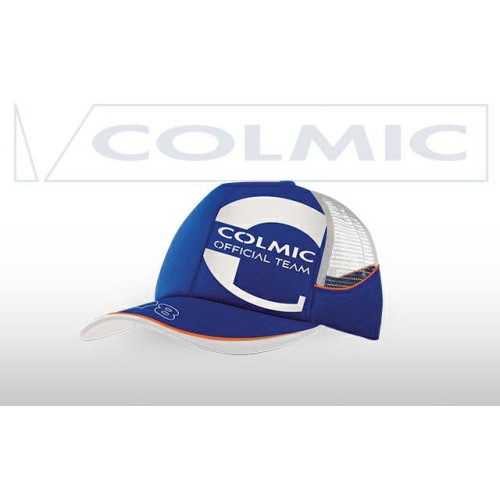 Casquette Colmic Blu + Rete (Orange Series)