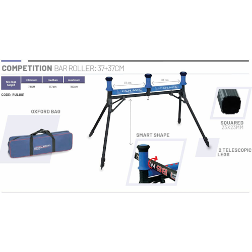 Rouleau Colmic Bar Roller Competizione 37cm+37cm