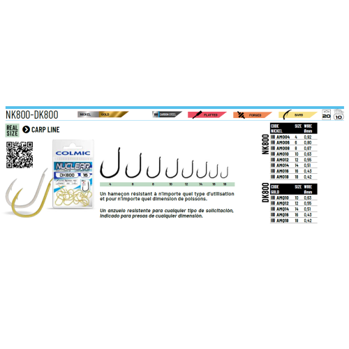 Hameçons Colmic Nuclear NK800
