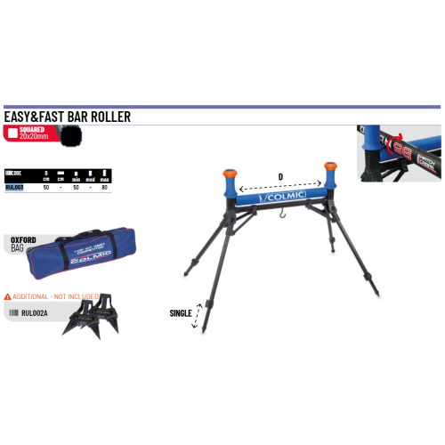 Rouleau Colmic Bar Roller Easy & Fast 50cm