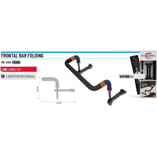 Barre Repose Canne Colmic Frontal Bar Folding (D.36) 2