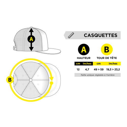 Casquette Fish Explorer Snapback Noir