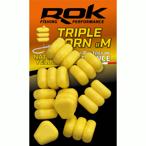 Maïs Artificiel Equilibré ROK Fishing Triple Corn TM Nat....