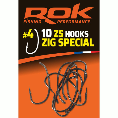 Hameçons Carpe ROK Fishing Zig Spécial  (10)