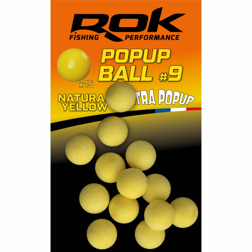 Appât Artificiel Flottant ROK Fishing Ball Nat. Yellow (15) 2