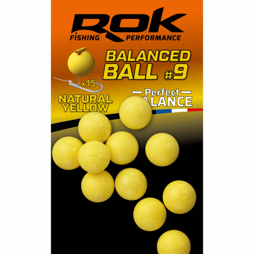 Appât Artificiel Equilibré ROK Fishing Ball Nat. Yellow (15) 2