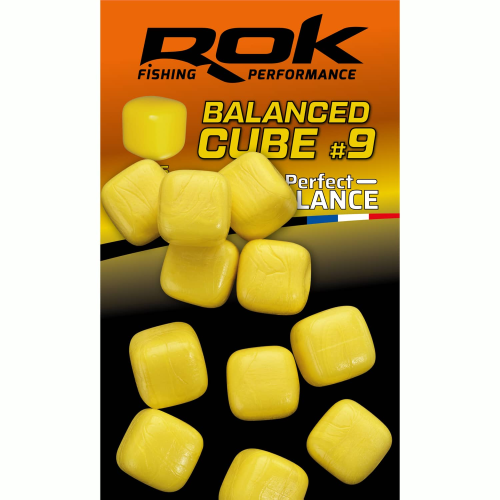 Appât Artificiel Equilibré ROK Fishing Cube Nat. Yellow (15) 2