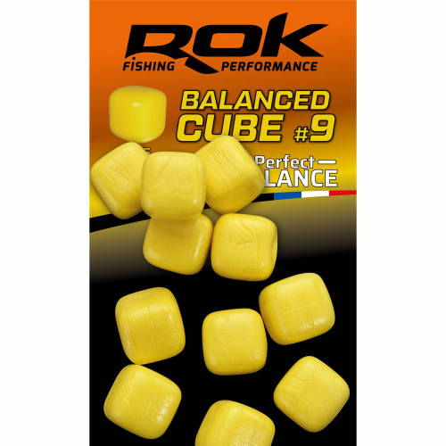 Appât Artificiel Equilibré ROK Fishing Cube Nat. Yellow (15)